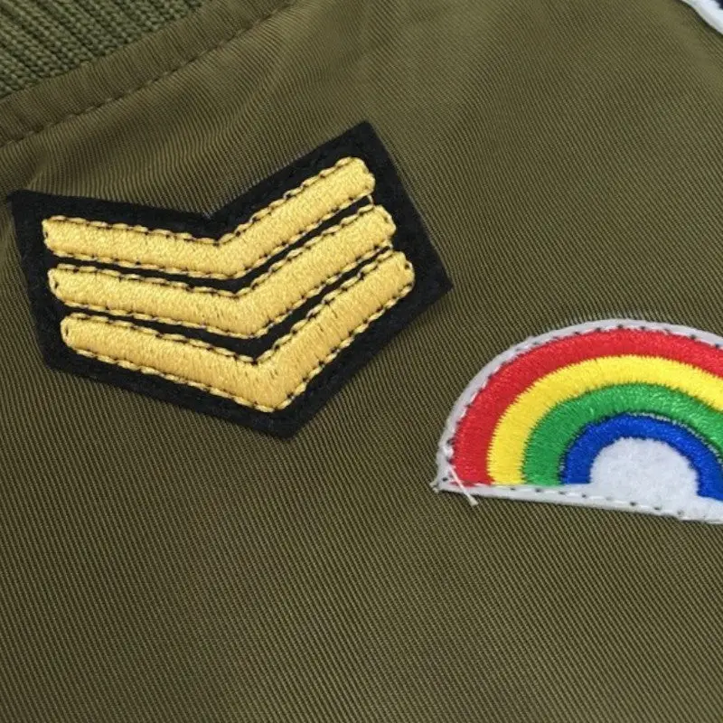 Veste militaire écusson femme - Image 8