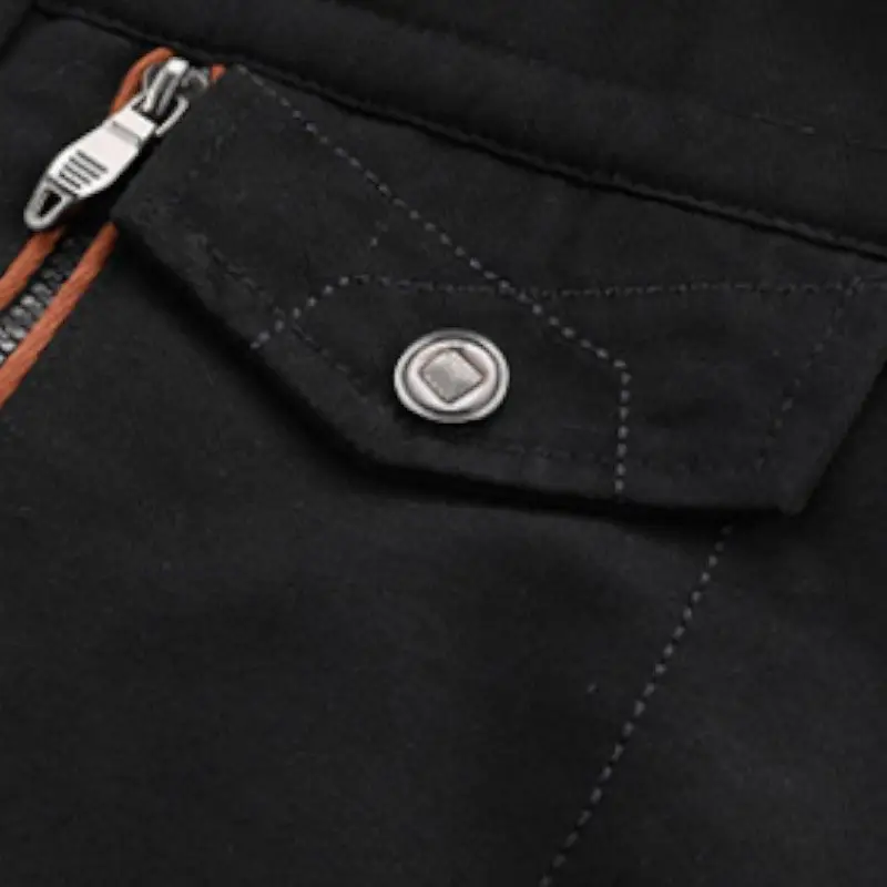 Veste militaire fourrure homme - Image 7