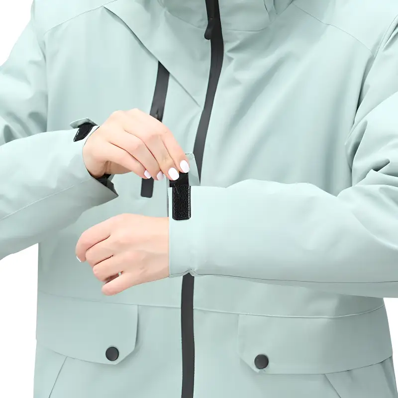 Veste randonnée imperméable vert menthe - Image 12