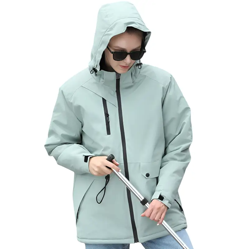 Veste randonnée imperméable vert menthe - Image 7