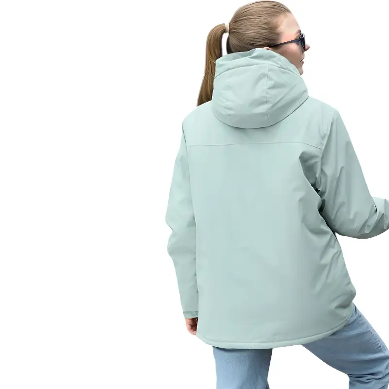 Veste randonnée imperméable vert menthe - Image 9